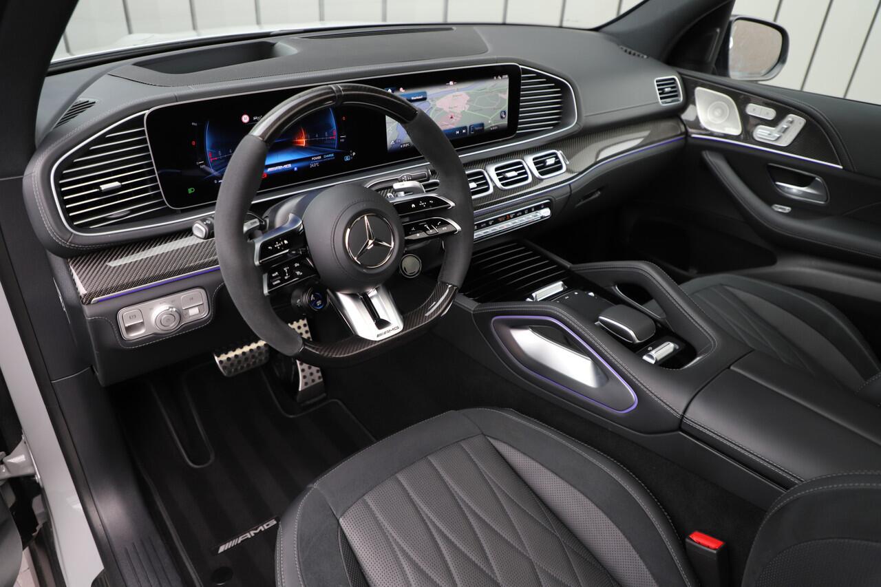Mercedes-Benz GLE-KLASSE 63 S AMG 4MATIC+ | 612PK | Luchtvering | Massage | Carbon | Head-up | Keyles-go | Sfeerverlichting | Burmester | Stuurwielverw. | Multibeam | Air-balance | 2024.