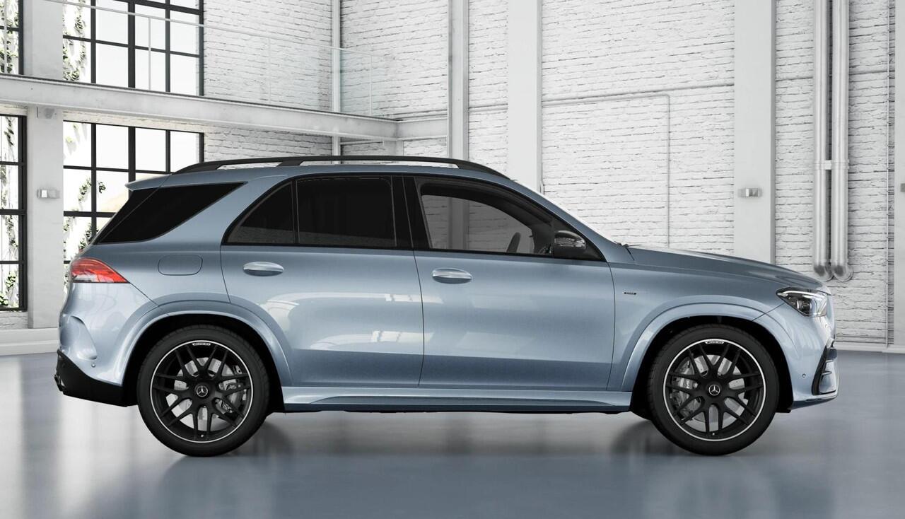 Mercedes-Benz GLE-KLASSE AMG 53 Hybrid 4MATIC+ Night Edition | Premium Plus | Panoramaschuifdak | Trekhaak | Treeplanken | 22" lichtmetalen velgen | AIRMATIC | Stoelventilatie |