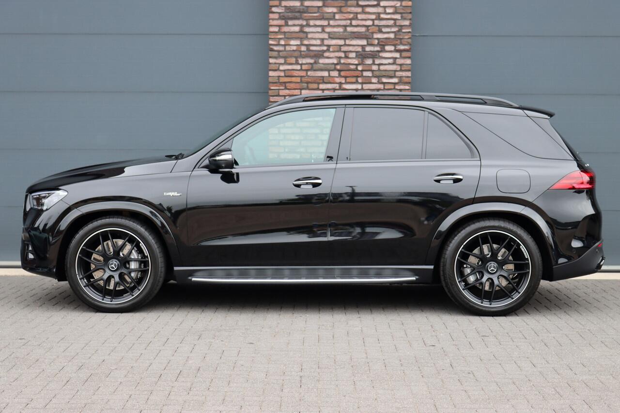 Mercedes-Benz GLE-KLASSE AMG 53 Hybrid Premium 4MATIC+ Aut9 | Luchtvering | Distronic | Memory | Trekhaak | Stoelventilatie | Verwarmd Stuurwiel | HUD | Burmester | Keyless Go | Augmented Reality |
