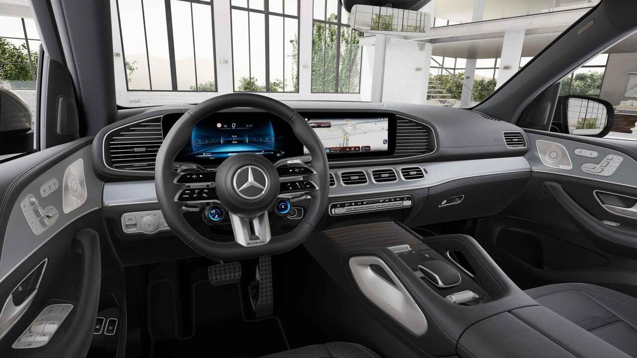 Mercedes-Benz GLE-KLASSE AMG 53 Hybrid 4MATIC+ Night Edition | Premium Plus | Panoramaschuifdak | Trekhaak | Treeplanken | 22" lichtmetalen velgen | AIRMATIC | Stoelventilatie |