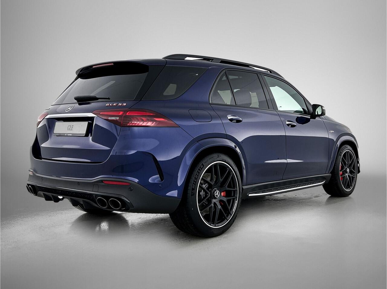 Mercedes-Benz GLE-KLASSE AMG 53 Hybrid 4MATIC+ Night Edition Premium Plus | Sierdelen AMG carbon | Trekhaak | AMG Nappaleder Exclusief STYLE | Stoelverwarming achter | 22 inch AMG velgen | Treeplanken | Rijassistentiepakket | Stoelventilatie voor |