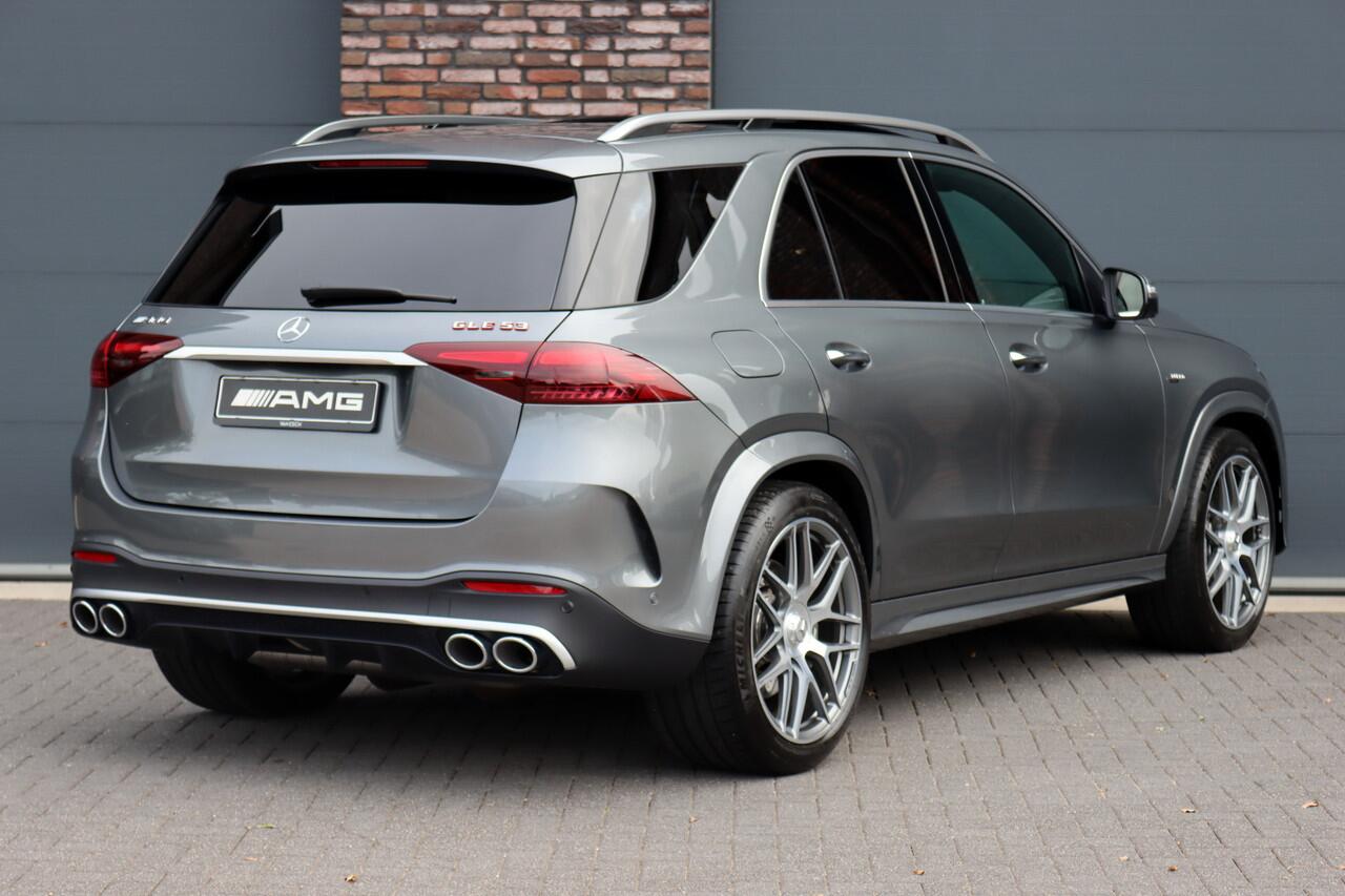 Mercedes-Benz GLE-KLASSE AMG 53 Hybrid 4MATIC+ | Luchtvering | Distronic | Memory | Trekhaak | Panoramadak | Burmester | Keyless Go | Schakelbare Uitlaat | Surround Camera |