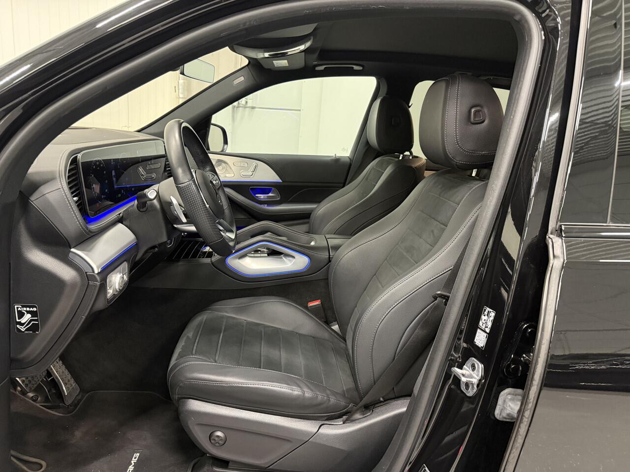 Mercedes-Benz GLE-KLASSE 350 e 4MATIC AMG BLACK PANO/LUCHTVERING/22"/HEAD-UP/BURMESTER/22"BREEDSET/SFEER/360CAMERA/NIGHT-PACK/ACC/DRIVING-ASSISTANCE/PANAMERICANA-GRILLE/OBSIDIANSCHWARZ METALLIC/1E EIGENAAR