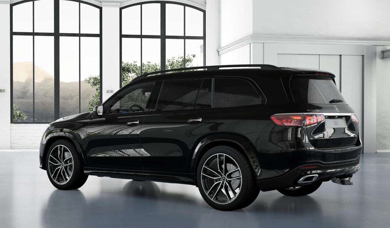 Mercedes-Benz GLS-KLASSE 450 4MATIC AMG Line | Panoramaschuifdak | Nightpakket | Burmester High-End 3D | 23"AMG-velgen| Nappaleder zwart | Trekhaak |