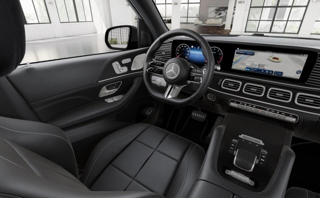 Mercedes-Benz GLS-KLASSE 450 4MATIC AMG Line | Panoramaschuifdak | Nightpakket | Burmester High-End 3D | 23"AMG-velgen| Nappaleder zwart | Trekhaak |