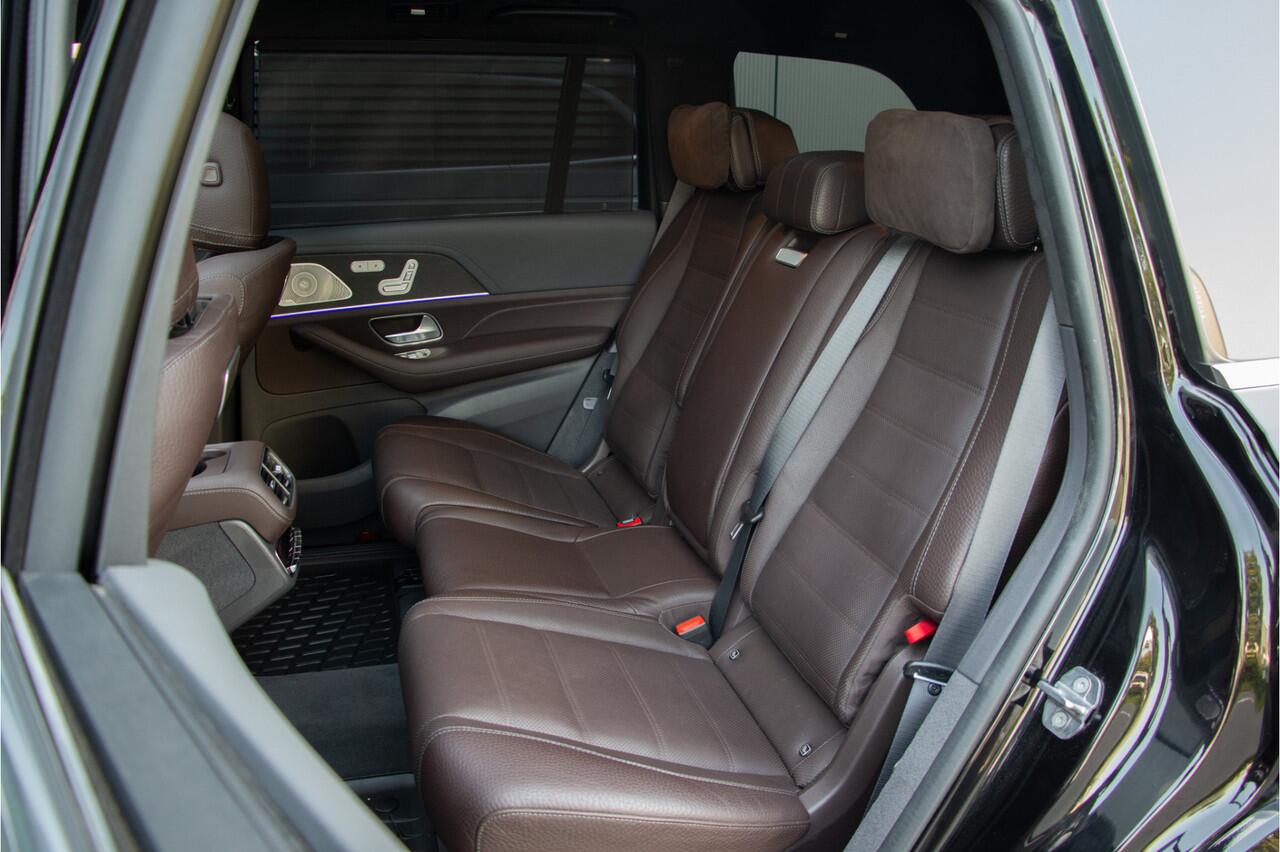 Mercedes-Benz GLS-KLASSE 580 4MATIC+ AMG | Full Option | 7-Persoons | ACC | 360 Camera | Burmester | Lane & Side Assist | E.TH 3300kg | Achterasbesturing | Head Up | Luchtvering | 23" | Treeplanken | 490PK | Apple & Android Carplay | Dealer Onderhouden.
