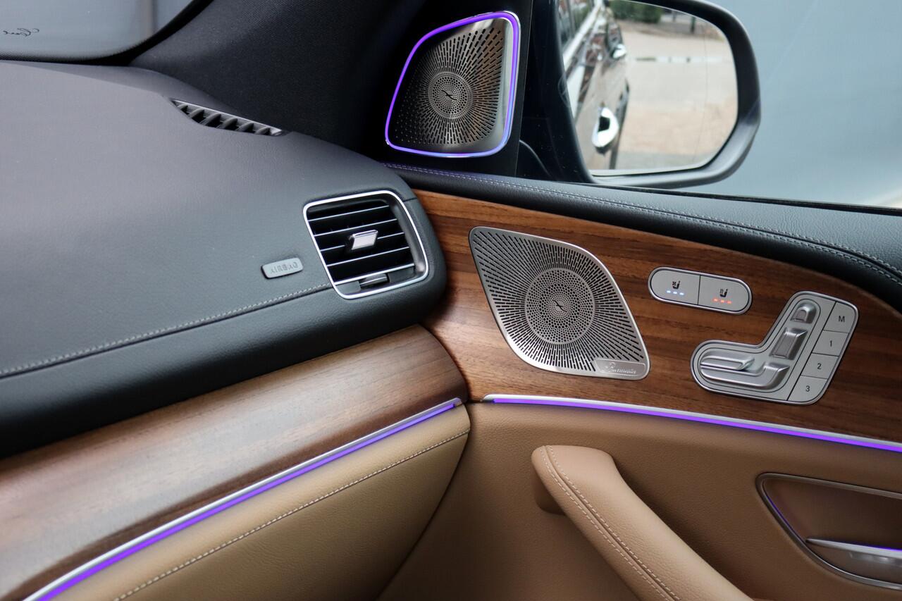 Mercedes-Benz GLS-KLASSE 580 V8 4MATIC AMG Line | Facelift | Airmatic | Panoramadak | Massage | Stoelventilatie | Memory | Burmester High End | HUD | Surround Camera | Trekhaak | Soft-Close | Vlakkenverwarming |