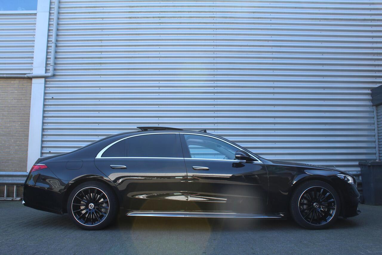 Mercedes-Benz S-KLASSE 580 e 510pk PHEV Lang AMG Line NL-Auto NAP Panoramadak Burmester Clima Cruise HUD 360 Camera VOL