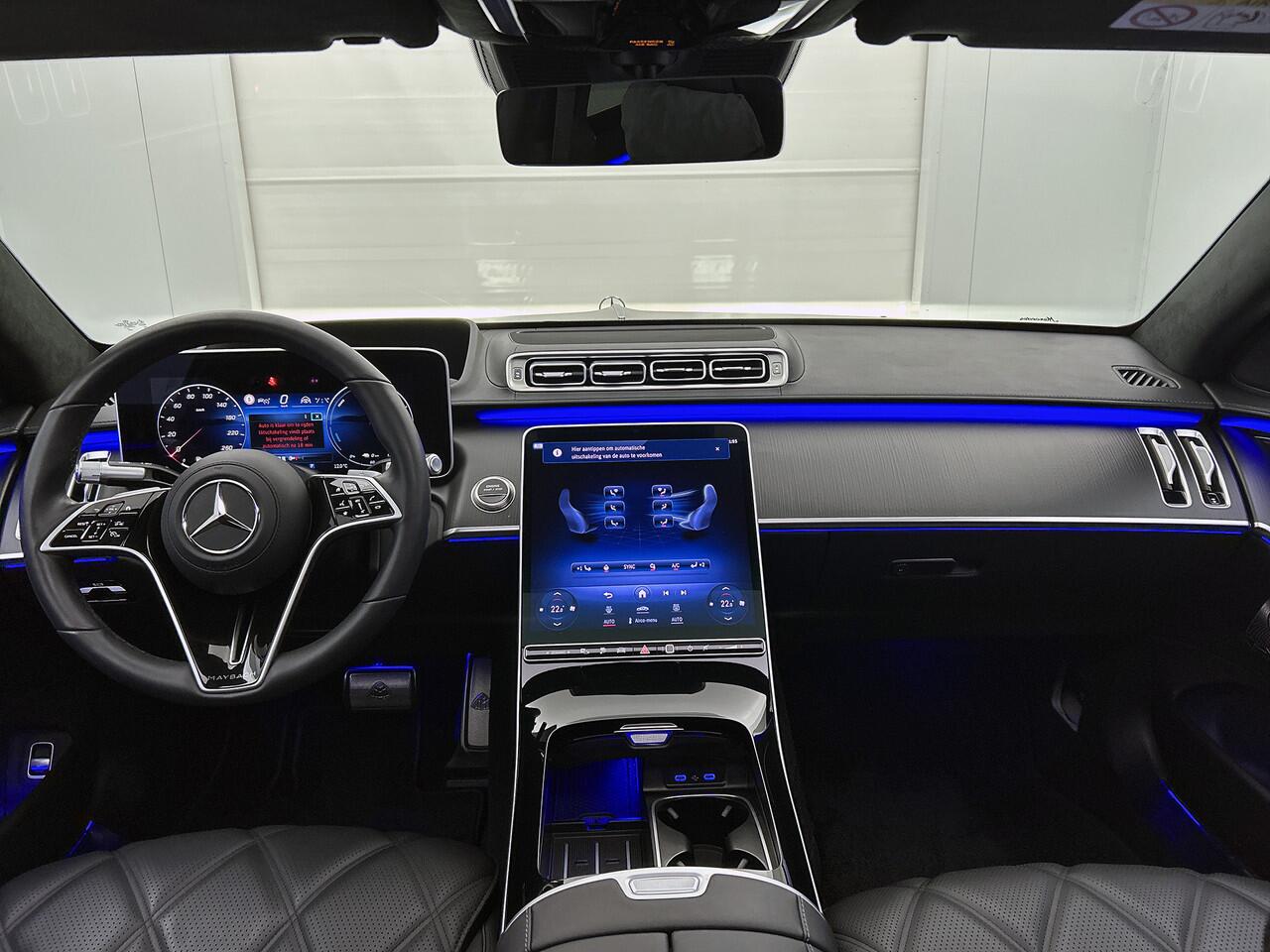 Mercedes-Benz S-KLASSE 580 e 4MATIC Maybach Glas coating | 368 pk | Exclusief pakket | Alarm Klasse 3 | Actieve sfeerverlichting | Head-up display MBUX met augmented reality. Inclusief 24 maanden MB Certified garantie voor Europa.