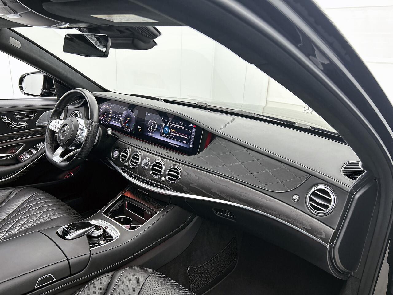 Mercedes-Benz S-KLASSE 560e Lang AMG-Line Premium Plus Elec.stoelen en gordijnen achter, MB onderhouden