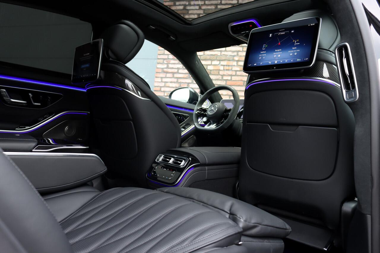 Mercedes-Benz S-KLASSE AMG 63 S E Performance Aut9 | 802pk | Achterasbesturing | Distronic+ | Carbon | HUD | Chauffeurspakket | Entertainmentpakket Achter | Stoelventilatie V+A | Vlakkenverwarming | Zonweringspakket |