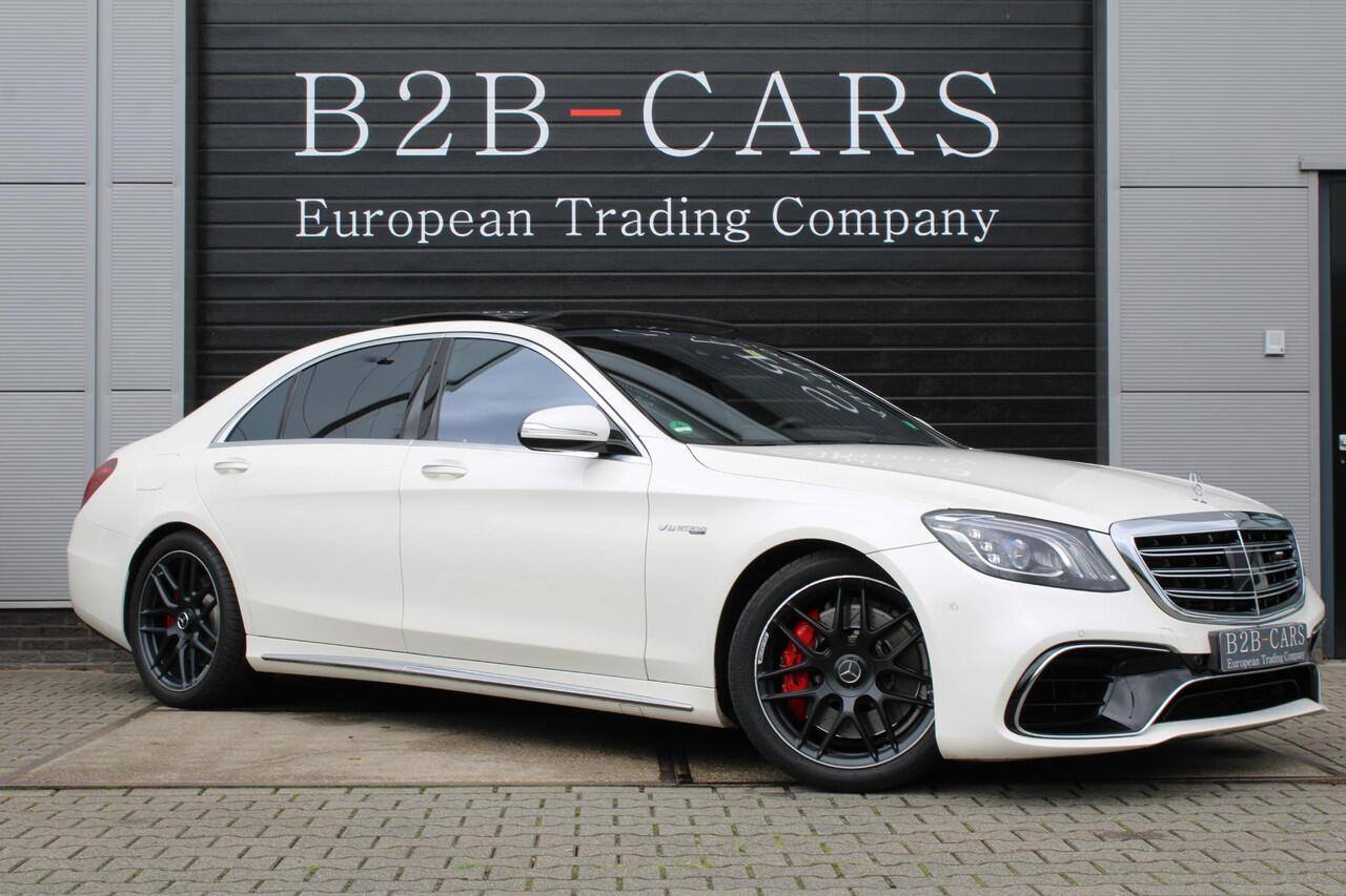 Mercedes-Benz S-KLASSE S63 AMG 4Matic+ Lang Premium Plus - Head-Up - Panorama - Leder - LED