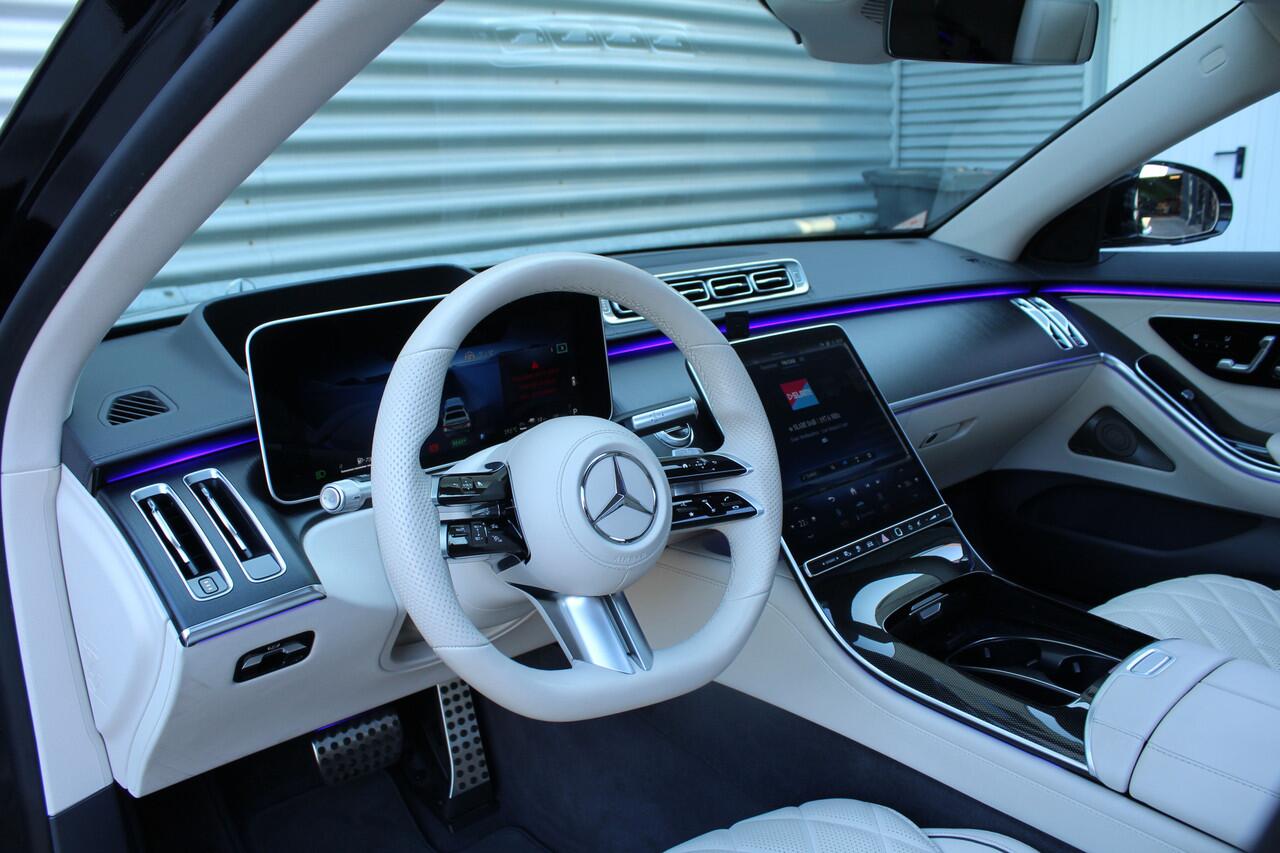 Mercedes-Benz S-KLASSE 580 e 510pk PHEV Lang AMG Line NL-Auto NAP Panoramadak Burmester Clima Cruise HUD 360 Camera VOL