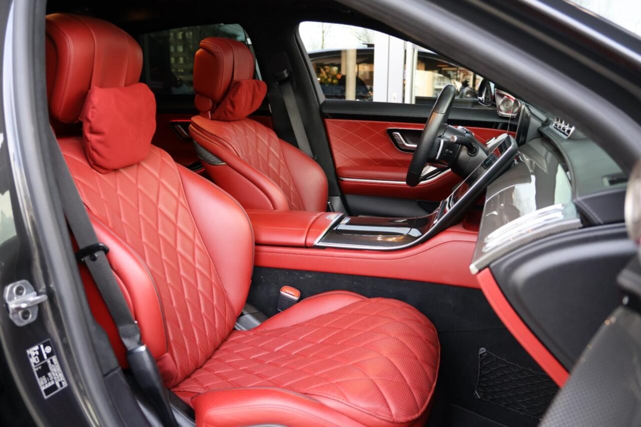 Mercedes-Benz S-KLASSE S 580e 4MATIC LANG *Burmeister 4d*Achterasbesturing*Chaufeurs*Luchtvering*Nightpakket
