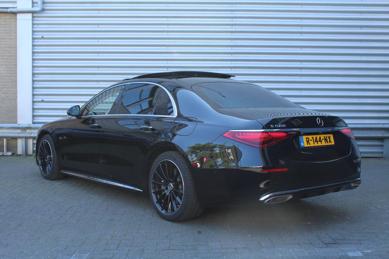 Mercedes-Benz S-KLASSE 580 e 510pk PHEV Lang AMG Line NL-Auto NAP Panoramadak Burmester Clima Cruise HUD 360 Camera VOL