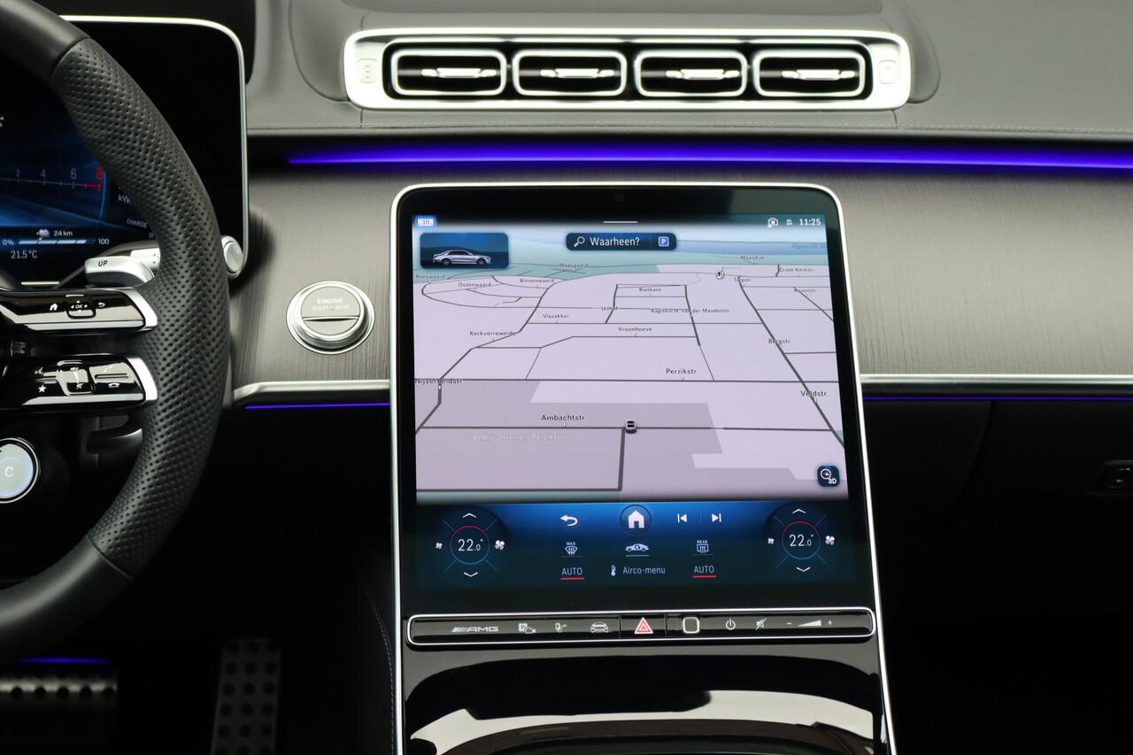 Mercedes-Benz S-KLASSE AMG 63 S E Performance Aut9 | 802pk | MANUFAKTUR | Achterasbesturing | Distronic+ | Entertainment Achter | Stoelventilatie | Zonweringspakket | Vlakkenverwarming |