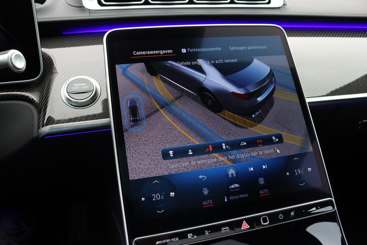 Mercedes-Benz S-KLASSE AMG 63 S E Performance Aut9 | 802pk | Achterasbesturing | Distronic+ | Carbon | HUD | Chauffeurspakket | Entertainmentpakket Achter | Stoelventilatie V+A | Vlakkenverwarming | Zonweringspakket |