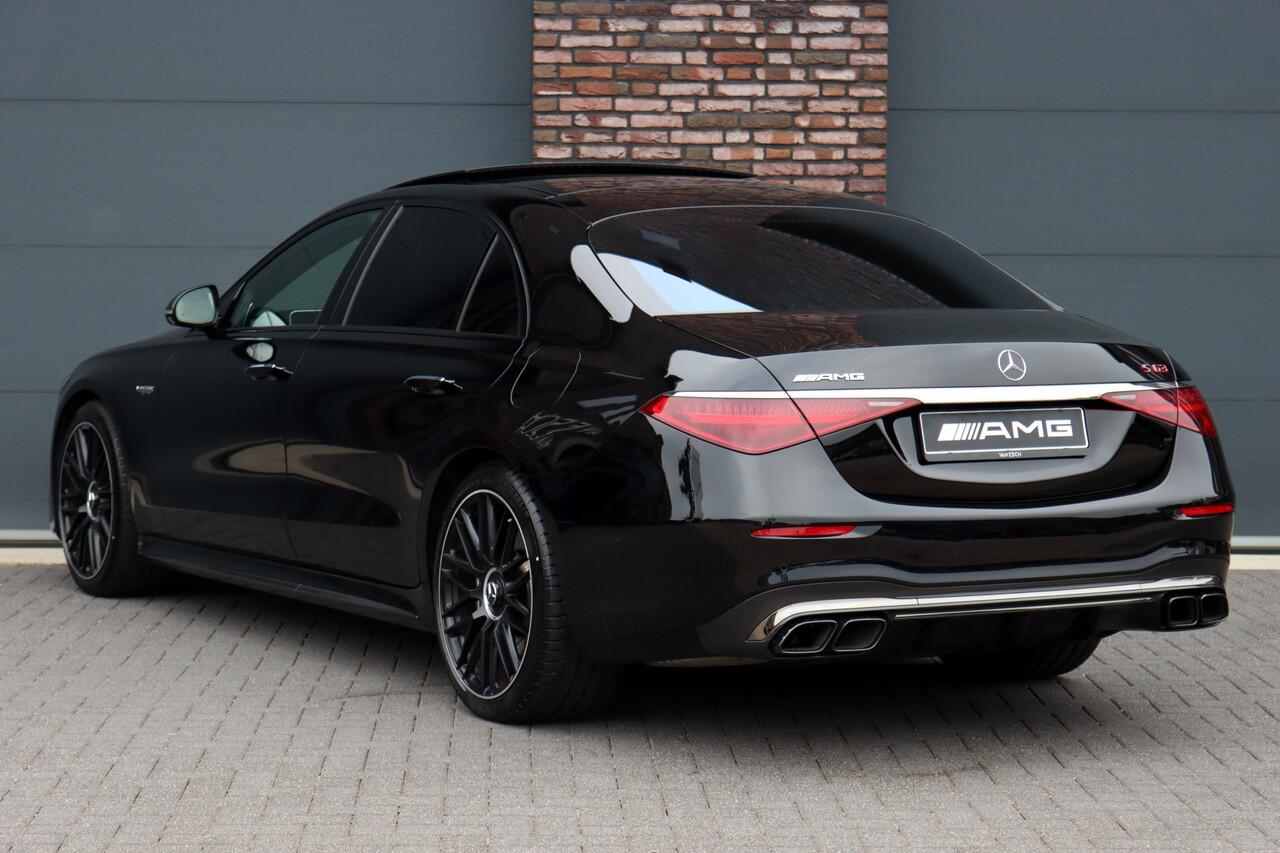 Mercedes-Benz S-KLASSE AMG 63 S E Performance Aut9 | 802pk | Achterasbesturing | Distronic+ | Carbon | HUD | Chauffeurspakket | Entertainmentpakket Achter | Stoelventilatie V+A | Vlakkenverwarming | Zonweringspakket |