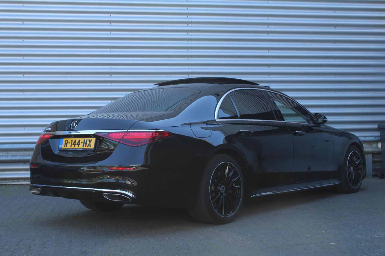 Mercedes-Benz S-KLASSE 580 e 510pk PHEV Lang AMG Line NL-Auto NAP Panoramadak Burmester Clima Cruise HUD 360 Camera VOL