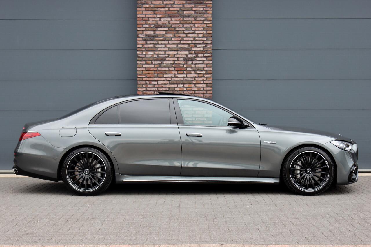 Mercedes-Benz S-KLASSE AMG 63 S E Performance Aut9 | 802pk | MANUFAKTUR | Achterasbesturing | Distronic+ | Entertainment Achter | Stoelventilatie | Zonweringspakket | Vlakkenverwarming |