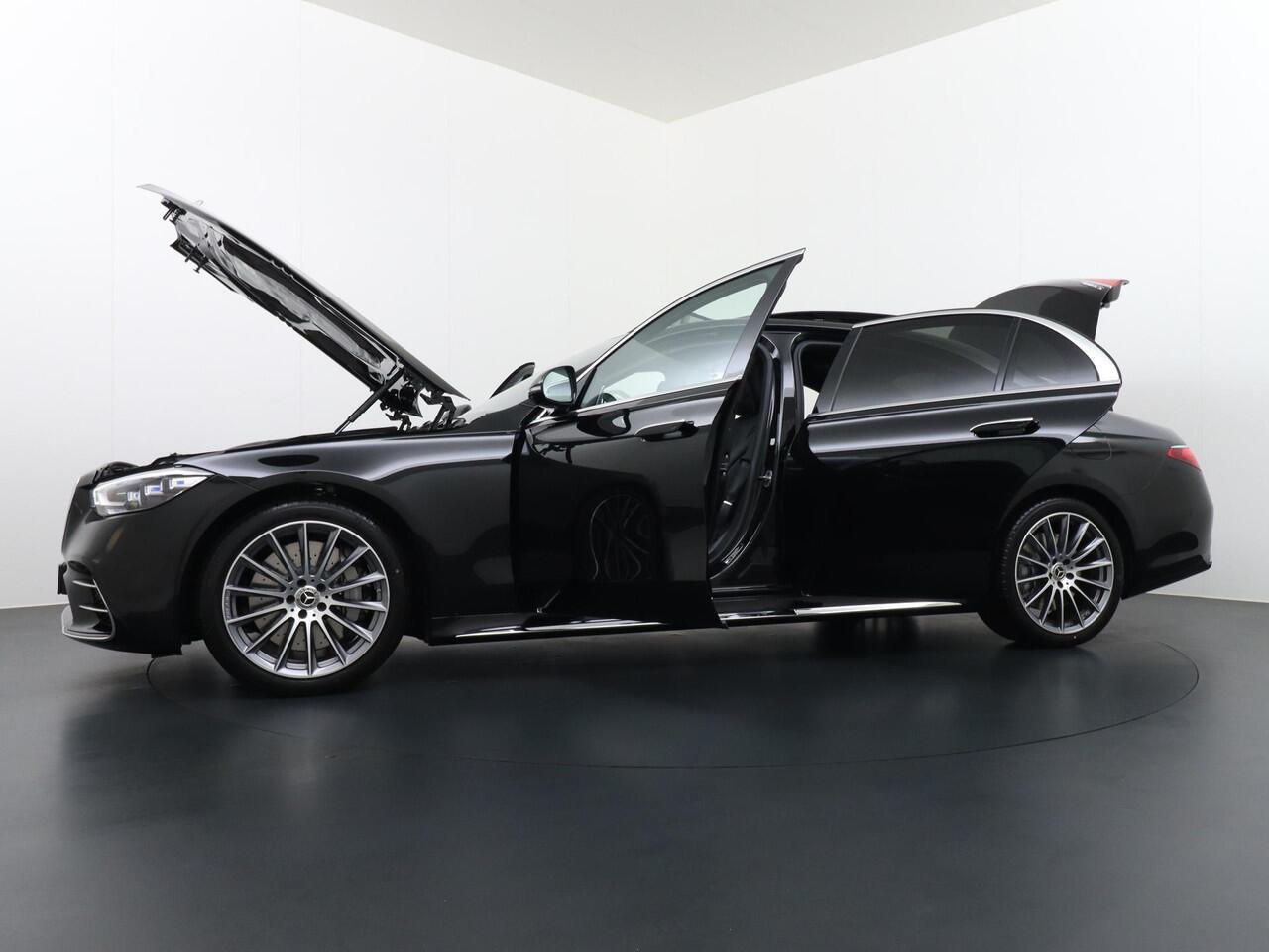 Mercedes-Benz S-KLASSE 580 e 4MATIC Lang AMG Line | Achterasbesturing 4.5° | Panorama - Schuifdak | Multicontourstoelen | Head-Up Display | Luchtvering | Burmester 4D Surround Sound | Business Class Pakket