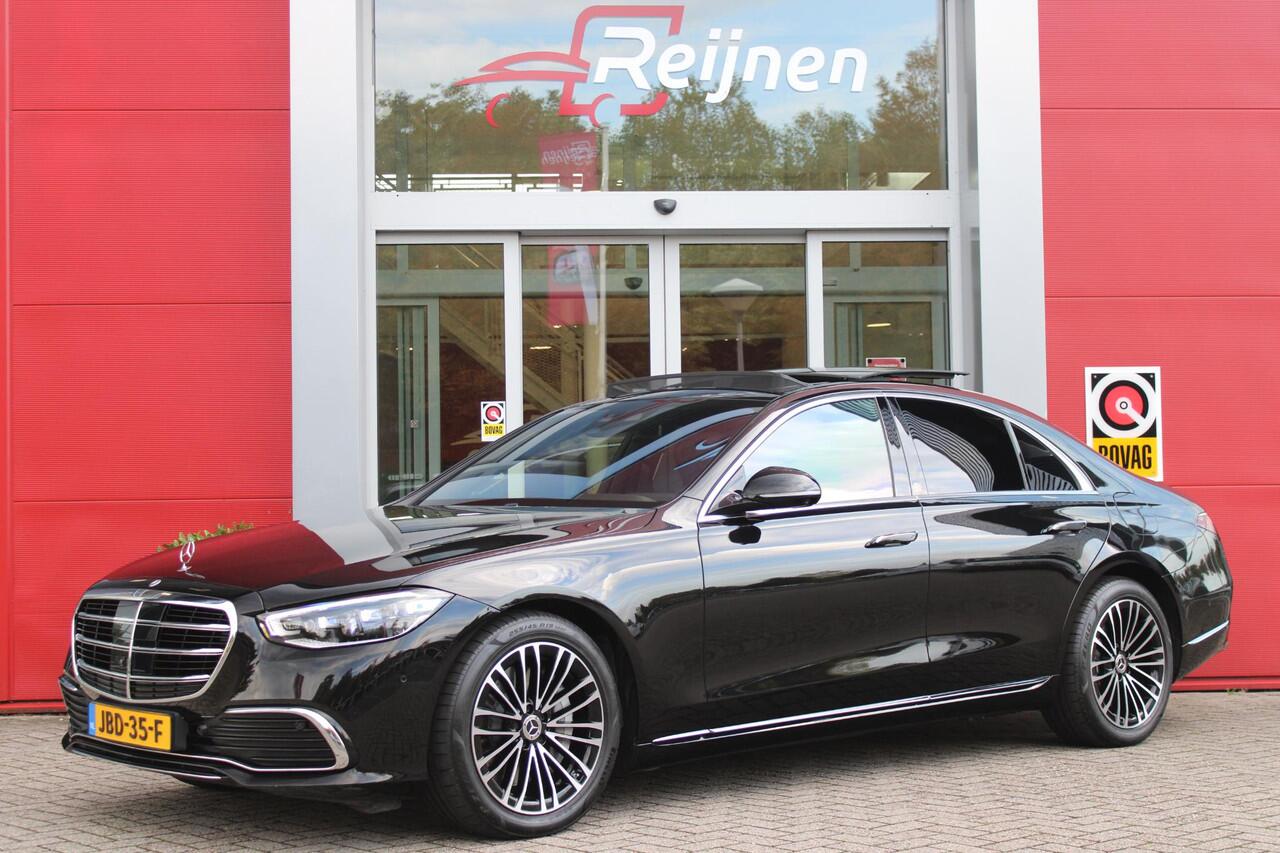Mercedes-Benz S-KLASSE 580e 4MATIC AMG LINE 510PK | PANORAMISCH SCHUIF / KANTELDAK | 360° CAMERA | BURMESTER PREMIUM AUDIO | NAPPA LEDEREN BEKLEDING | VOORSTOELEN ELEKTRISCH VERSTELBAAR MET GEHEUGEN | VOORSTOELEN EN ACHTERBANK GEVENTILEERD / VERWARMD | MBUX AUGMENT REALITY NAVI
