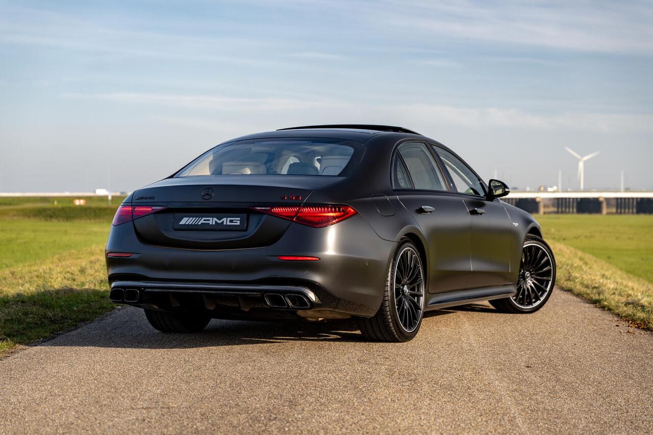 Mercedes-Benz S-KLASSE AMG 63 S E Performance | Keramisch | Designo lak magno | Drivers pack | Entertainment systeem |