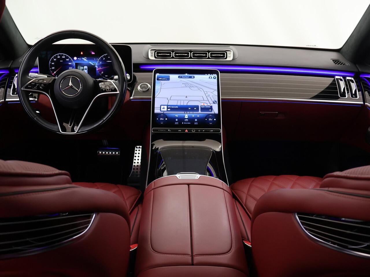 Mercedes-Benz S-KLASSE 500 4MATIC Lang AMG Line | Premium plus | Achterasbesturing | Koelbox | Designo flowing lines |