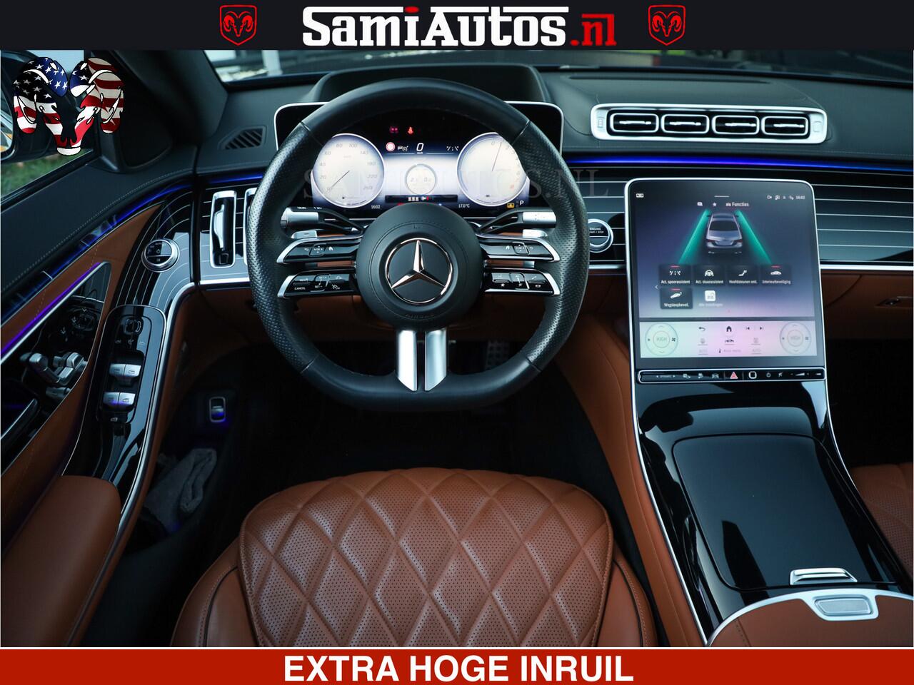 Mercedes-Benz S-KLASSE AMG Line 580 510 PK 4 WIELSTURING 4MATIC LANG Origineel Nederlandse auto | Dealer Onderhouden | Fabrieksgarantie t/m 20 Aug 2027 of 200000 km