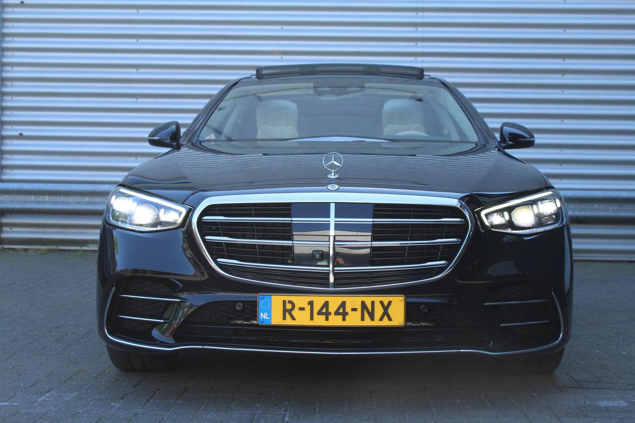 Mercedes-Benz S-KLASSE 580 e 510pk PHEV Lang AMG Line NL-Auto NAP Panoramadak Burmester Clima Cruise HUD 360 Camera VOL