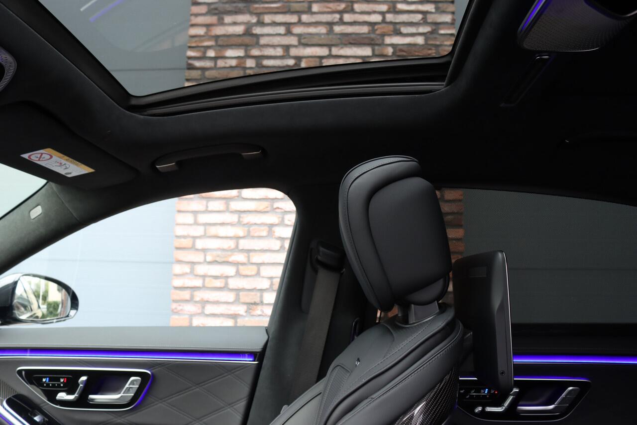 Mercedes-Benz S-KLASSE AMG 63 S E Performance Aut9 | 802pk | Achterasbesturing | Distronic+ | Carbon | HUD | Chauffeurspakket | Entertainmentpakket Achter | Stoelventilatie V+A | Vlakkenverwarming | Zonweringspakket |