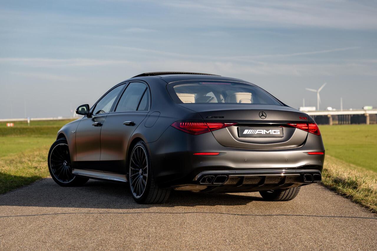 Mercedes-Benz S-KLASSE AMG 63 S E Performance | Keramisch | Designo lak magno | Drivers pack | Entertainment systeem |