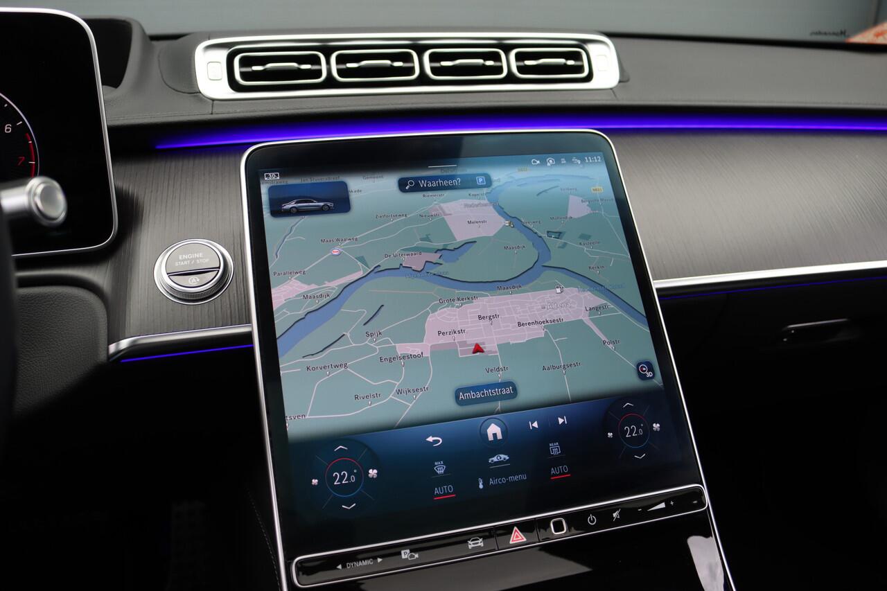 Mercedes-Benz S-KLASSE 500 4MATIC Lang AMG Line Aut9 | Airmatic | Achterasbesturing | Distronic+ | Massage | Stoelventilatie | Burmester | Memory | Digital Light | HUD | Soft-Close |