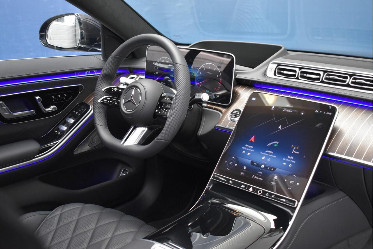 Mercedes-Benz S-KLASSE 500 4Matic Lang Achterasbesturing | Exclusiefpakket | Designo walnotenhout | Rear Executive | 360° Camera