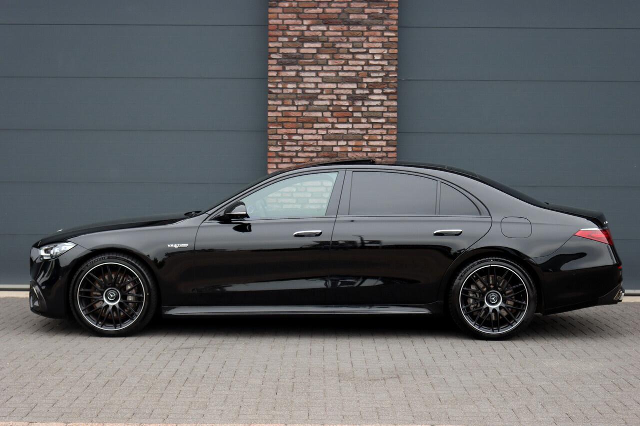 Mercedes-Benz S-KLASSE AMG 63 S E Performance Aut9 | 802pk | Achterasbesturing | Distronic+ | Carbon | HUD | Chauffeurspakket | Entertainmentpakket Achter | Stoelventilatie V+A | Vlakkenverwarming | Zonweringspakket |