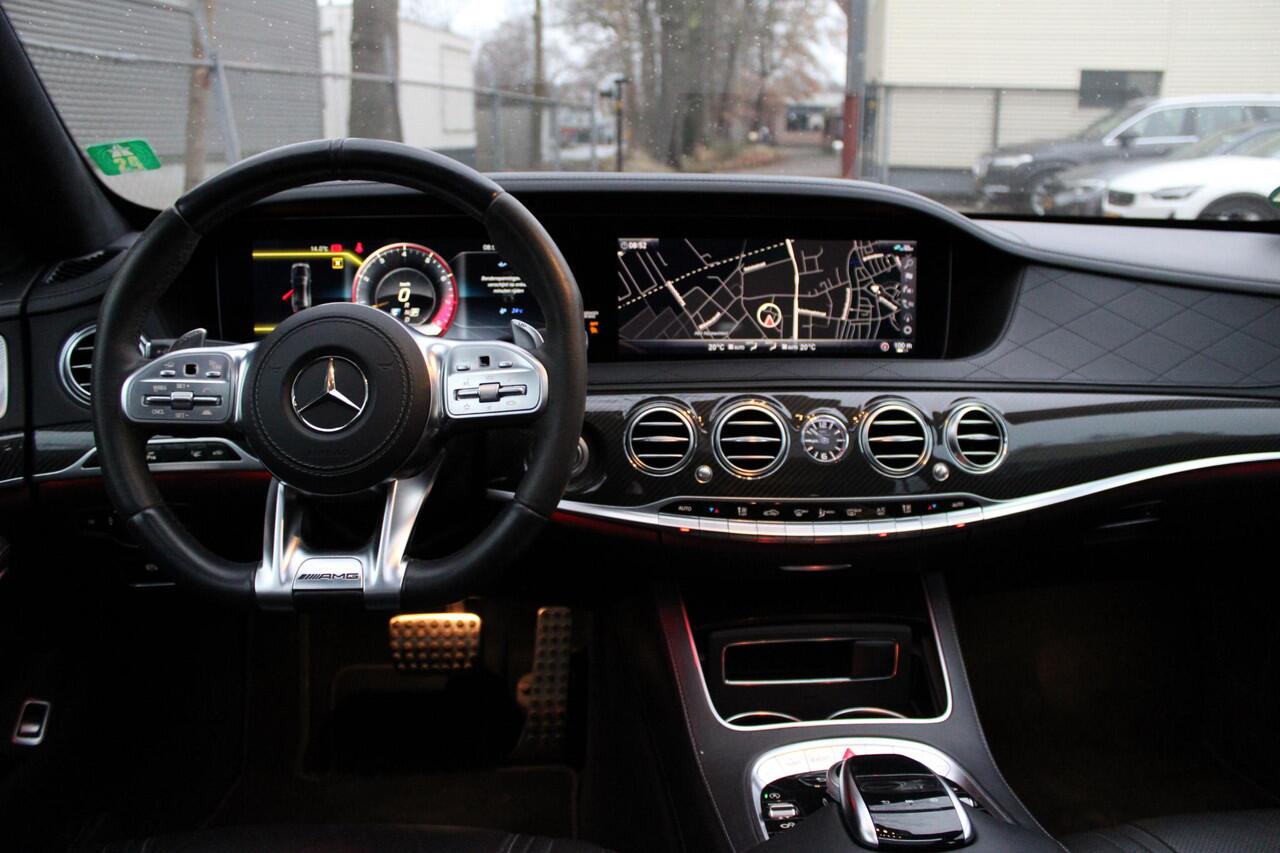 Mercedes-Benz S-KLASSE S63 AMG 4Matic+ Lang Premium Plus - Head-Up - Panorama - Leder - LED