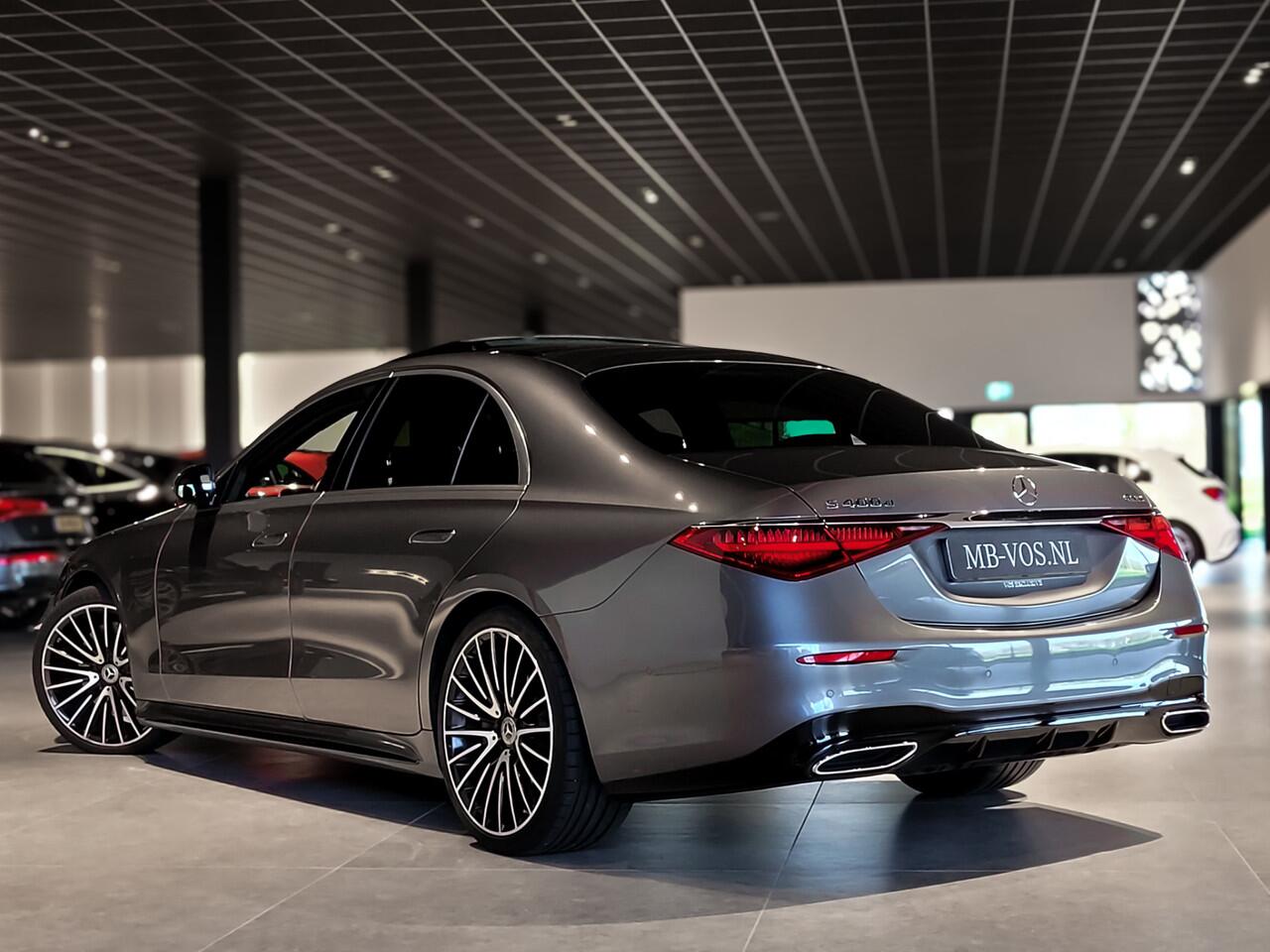 Mercedes-Benz S-KLASSE 400d 4-M AMG Achterassturing|Ruitleder|Burmester|Rij-assistentie|Keyless|Night|21" Aut9