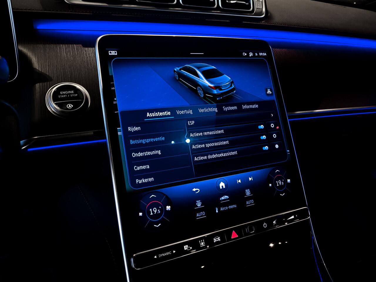 Mercedes-Benz S-KLASSE 400d 4-M AMG Achterassturing|Ruitleder|Burmester|Rij-assistentie|Keyless|Night|21" Aut9