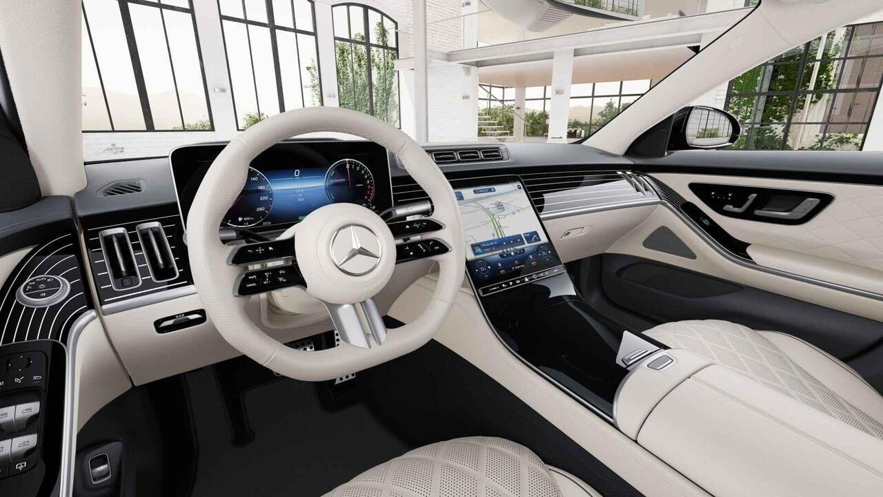 Mercedes-Benz S-KLASSE 580e 4MATIC Lang AMG Line | Premium Plus | Executive Rear Plus pakket | Zonneschermpakket | Chauffeurpakket | Stoelventilatie voor + achter | AIRMATIC | Gestuurde achteras tot 4,5 | 20" multispaaks AMG Velgen