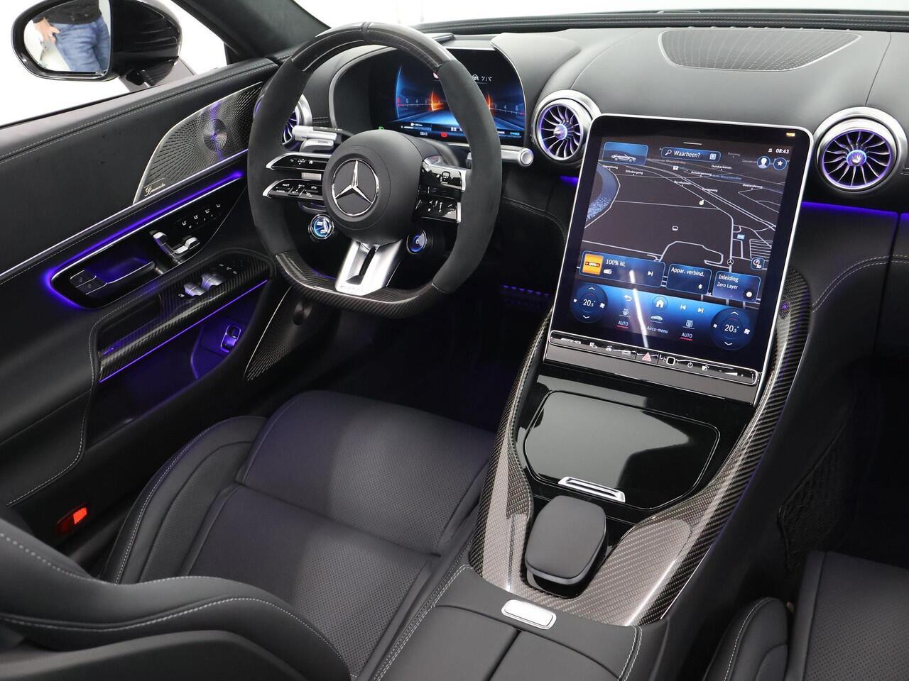 Mercedes-Benz SL-KLASSE 43 AMG | Nieuwprijs ¤ 232.184,- | Premium plus | Carbon Interieur | Burmester High End | AMG Dynamic Plus | Alpine Grijs |