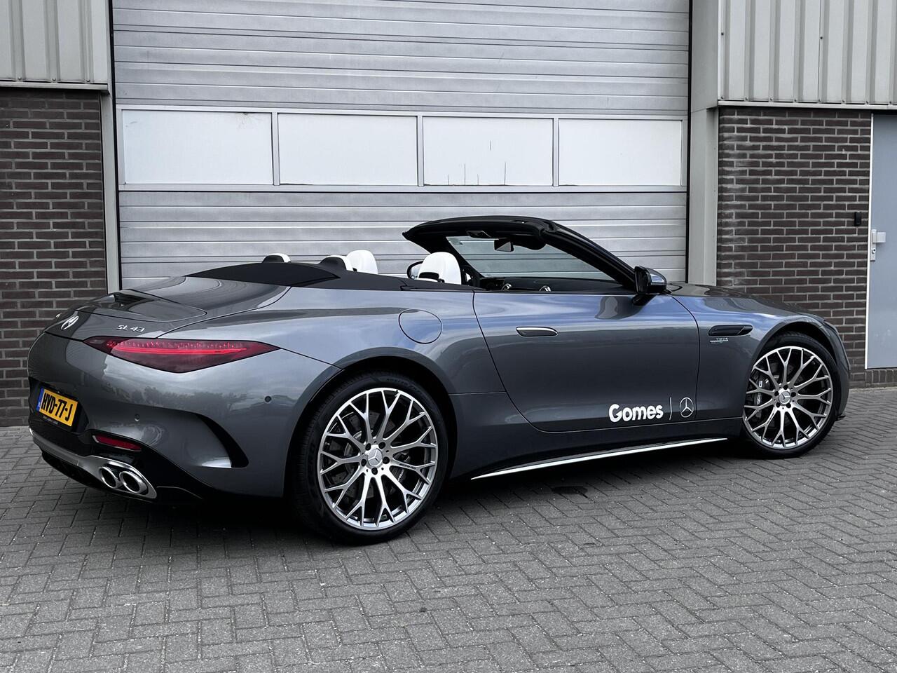 Mercedes-Benz SL-KLASSE Mercedes-AMG 43 | Premium Plus | AMG Aerodynamica Pakket | Rijassistentiepakket Plus | V8 Stylingpakket Exterieur | AMG TRACK PACE | AMG Indoor Car Cover | Burmester Surround Sound | Head-up Display | 360° Camera | Elektrisch Verstelbare Stoelen + Memory 