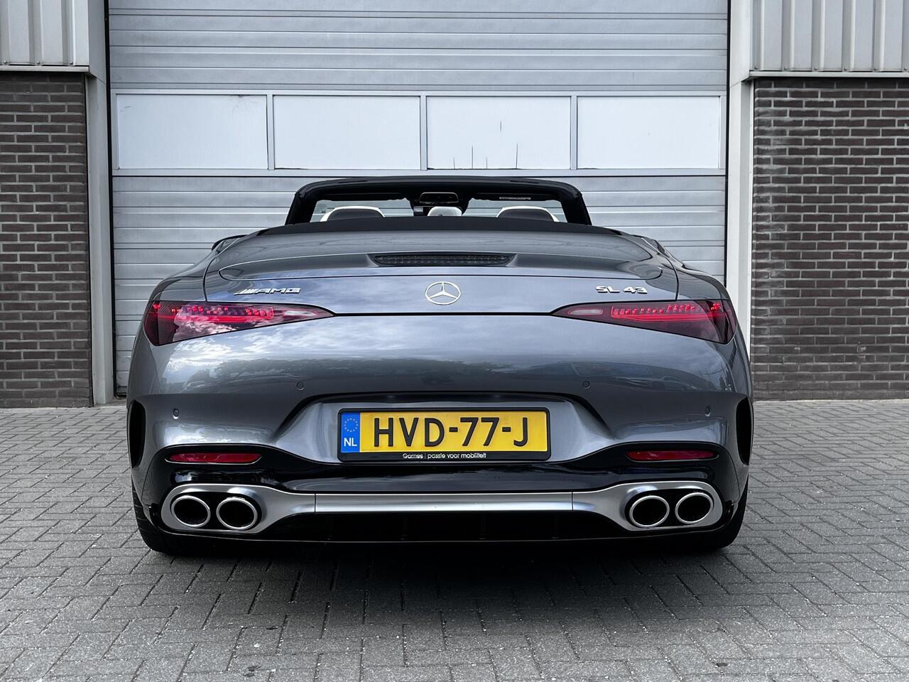 Mercedes-Benz SL-KLASSE Mercedes-AMG 43 | Premium Plus | AMG Aerodynamica Pakket | Rijassistentiepakket Plus | V8 Stylingpakket Exterieur | AMG TRACK PACE | AMG Indoor Car Cover | Burmester Surround Sound | Head-up Display | 360° Camera | Elektrisch Verstelbare Stoelen + Memory 