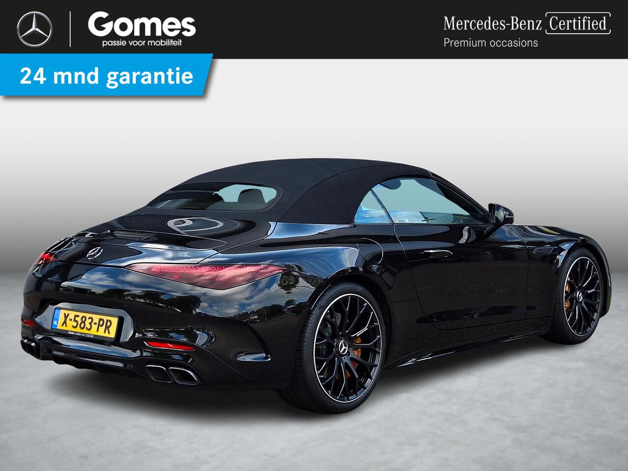 Mercedes-Benz SL-KLASSE Roadster AMG 63 4MATIC+ | AMG Carbon | AMG Nightpakket II | Burmester High-End 3D | Rijassistentiepakket | 360°Camera | Head-up display