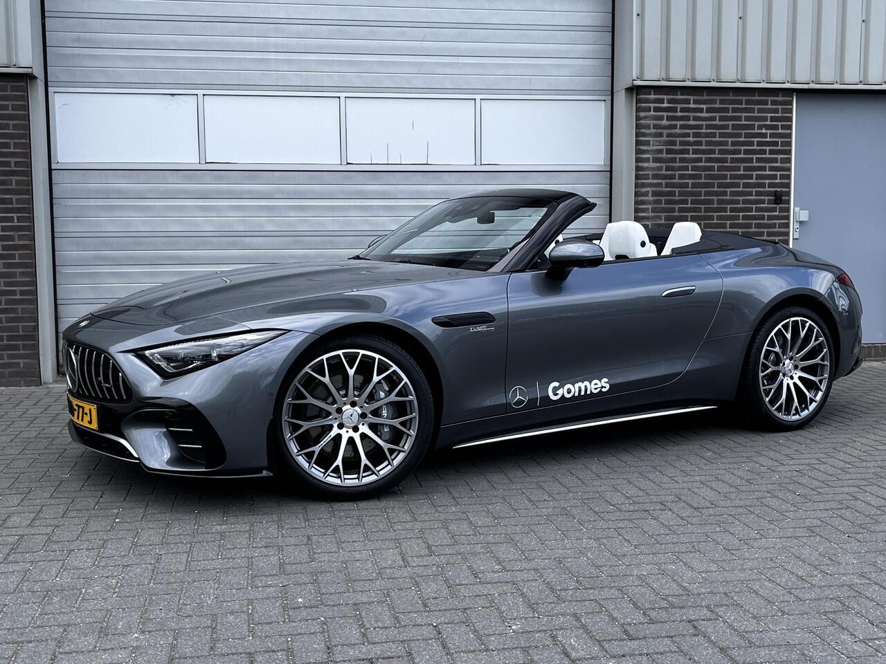 Mercedes-Benz SL-KLASSE Mercedes-AMG 43 | Premium Plus | AMG Aerodynamica Pakket | Rijassistentiepakket Plus | V8 Stylingpakket Exterieur | AMG TRACK PACE | AMG Indoor Car Cover | Burmester Surround Sound | Head-up Display | 360° Camera | Elektrisch Verstelbare Stoelen + Memory 