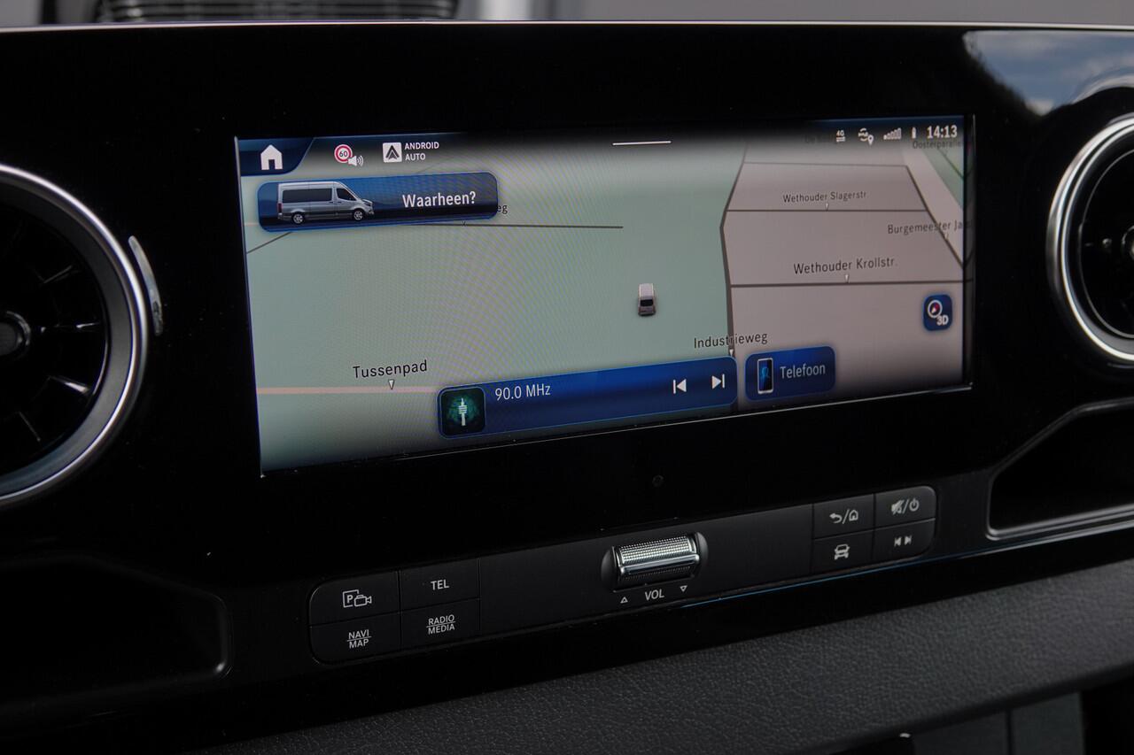 Mercedes-Benz SPRINTER 4x4 319Cdi 190Pk 9G-tronic | L2H1 | 2x Schuifdeur | 4WD | AWD | Bullbar | Treeplanken | 18'' All Terrain | Tenoriet Grijs