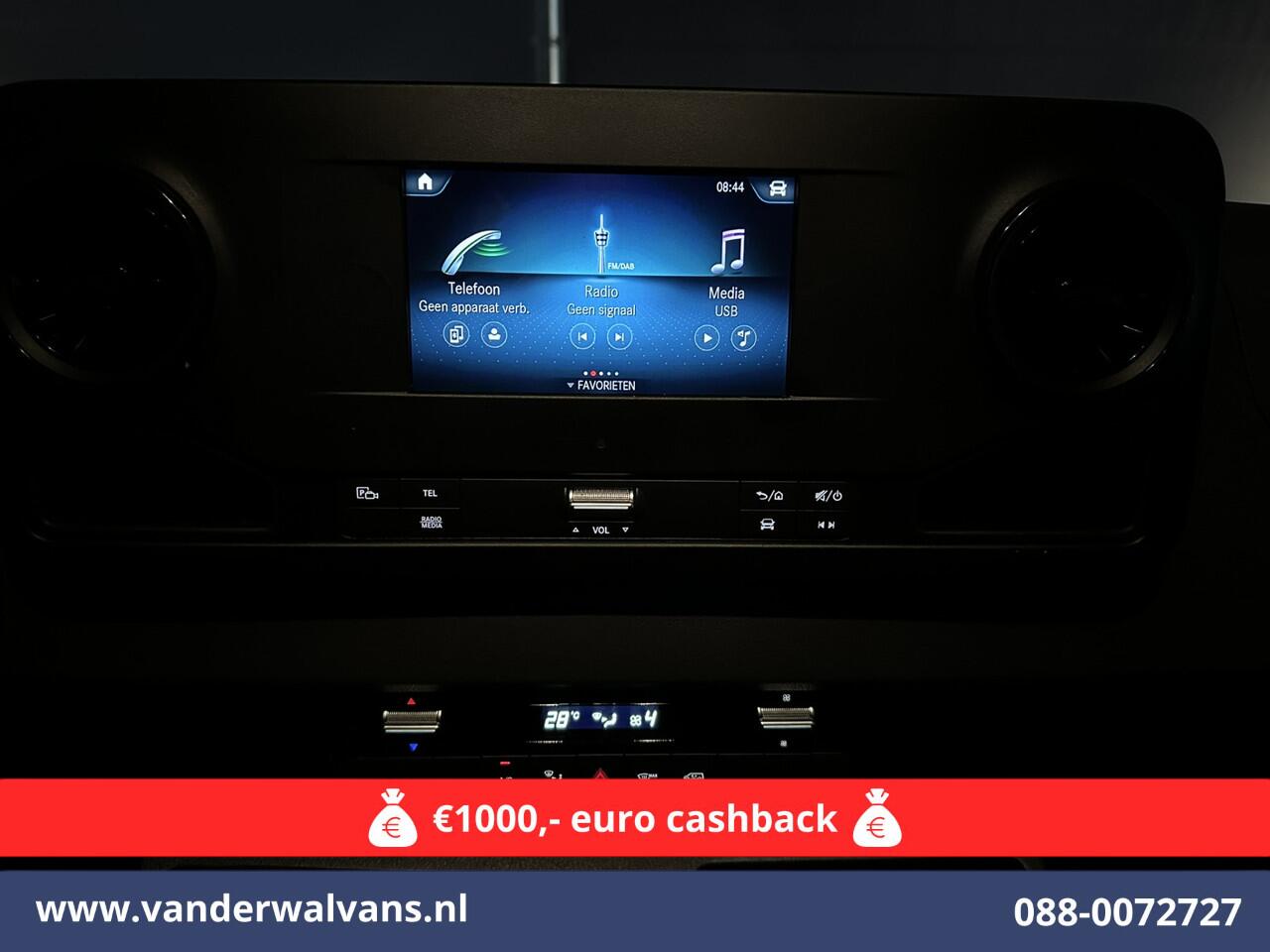Mercedes-Benz SPRINTER 317 CDI 170pk L3H2 Euro6 *Rijklaar Direct Rijden* Airco | MBUX | Camera | Apple Carplay | Cruisecontrol Stoelverwarming, Chauffeursstoel, Bijrijdersbank, Android Auto, MBUX