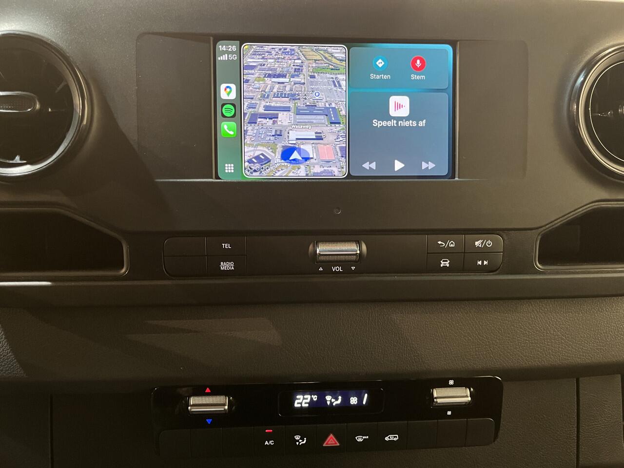 Mercedes-Benz SPRINTER 317 CDI L2 RWD DC Dubbel Cabine Open Laadbak / Euro 6 / Trekhaak 3500 KG / LED / Airco / Cruise Control / CarPlay / DC 6 Pers. / 82.000 KM !!