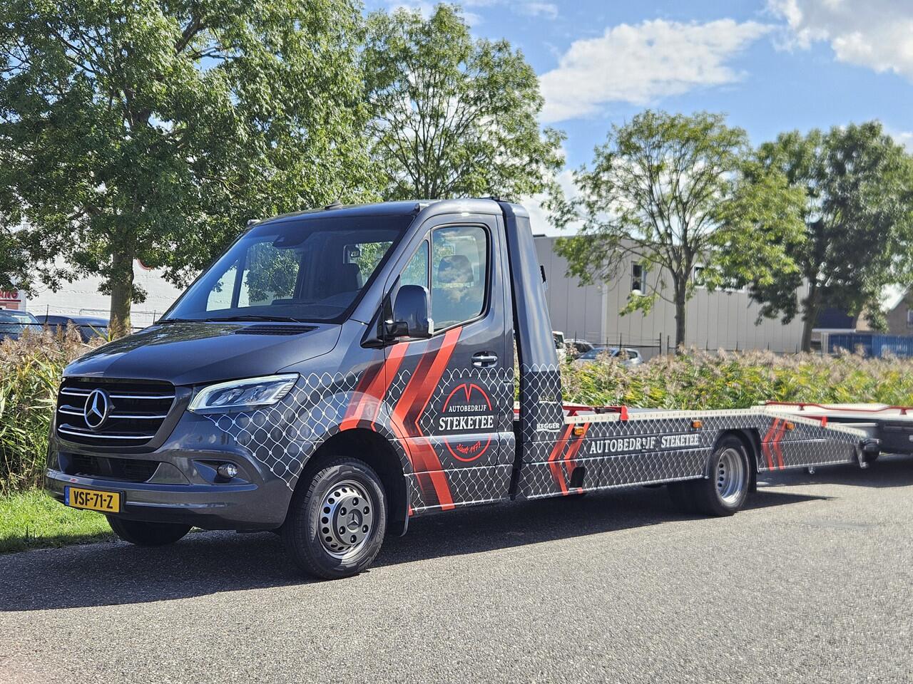 Mercedes-Benz SPRINTER +aanhanger 519 CDI V6 Autotransporter *Combinatieprijs* 7G-tronic Kegger