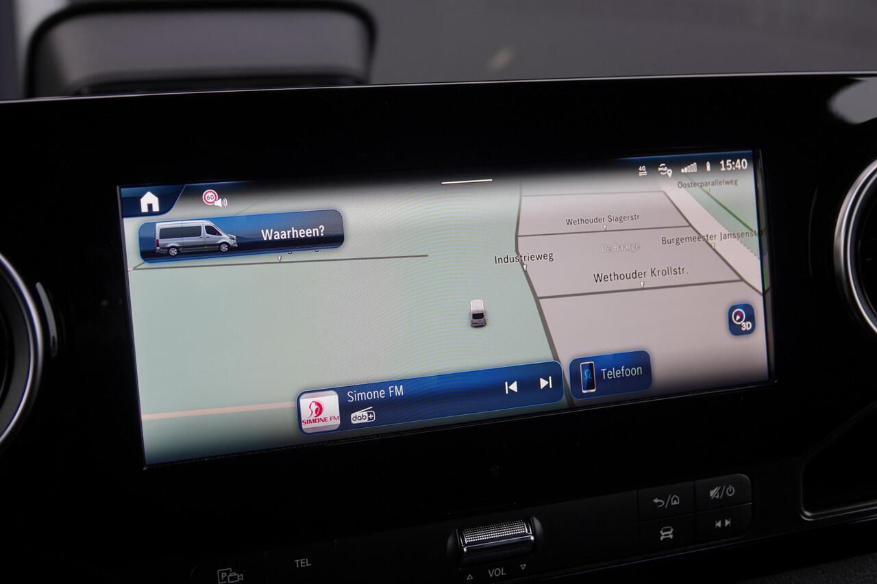 Mercedes-Benz SPRINTER L2H2 319Cdi 190Pk 9G-Tronic | Dubbel Cabine | 5-Persoons | RWD | 2x Schuifdeur | 360° Camera | Silbergrau