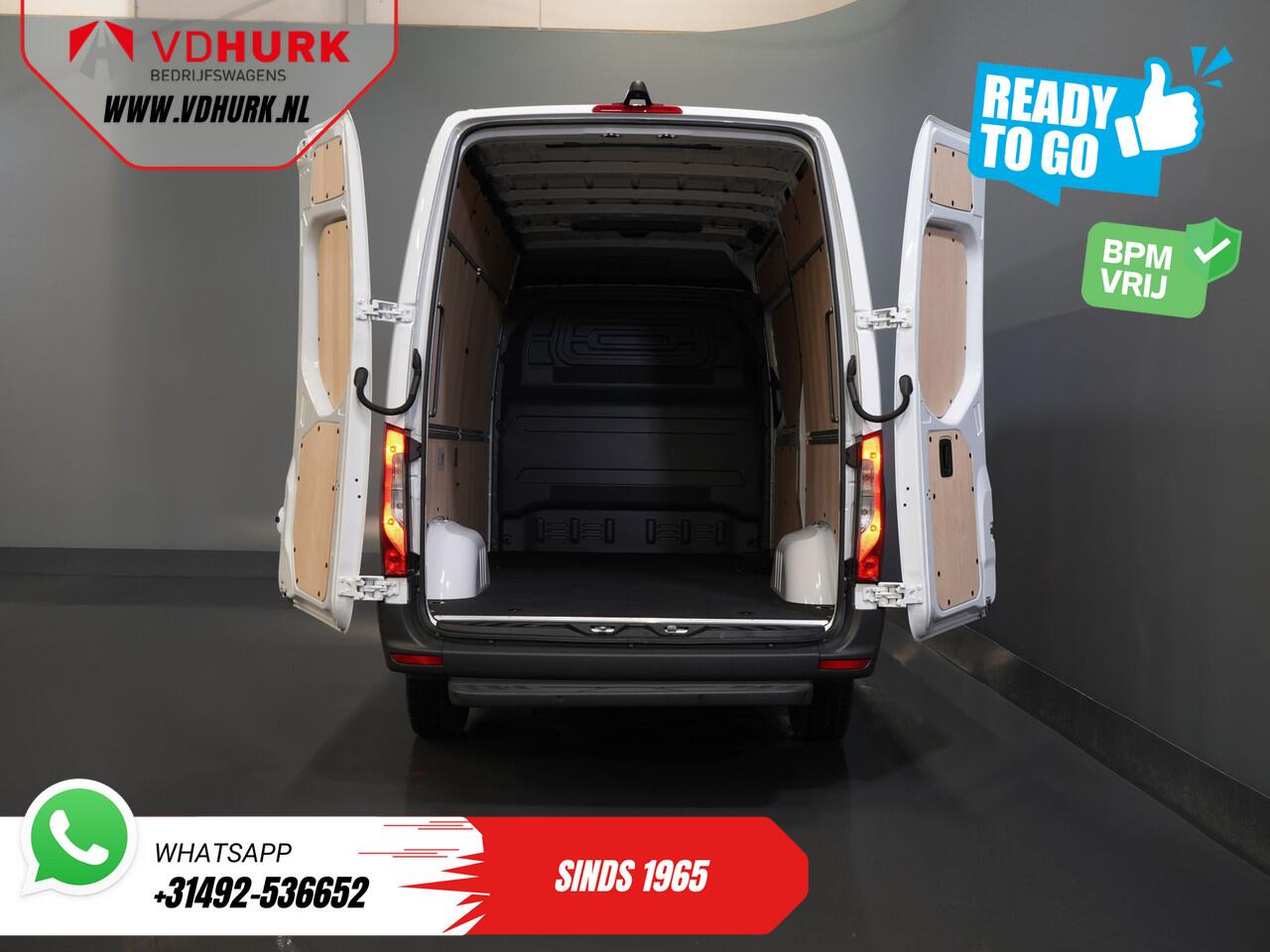 Mercedes-Benz SPRINTER 317 Aut. L2H2 BPM VRIJ! 3.5t Trekhaak/ LED/ 270 Gr.Deuren/ Gev.Stoel/ Stoelverw./ Navi/ Camera/ PDC/ Betimmerd/ Cruise